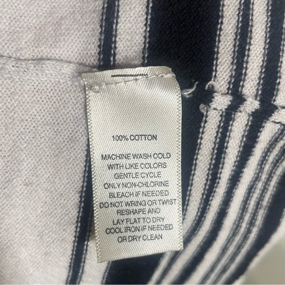 WHBM Striped Open Cardigan Size Medium - Picture 5 of 5